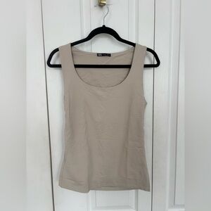 Zara Women's Beige Tank Top